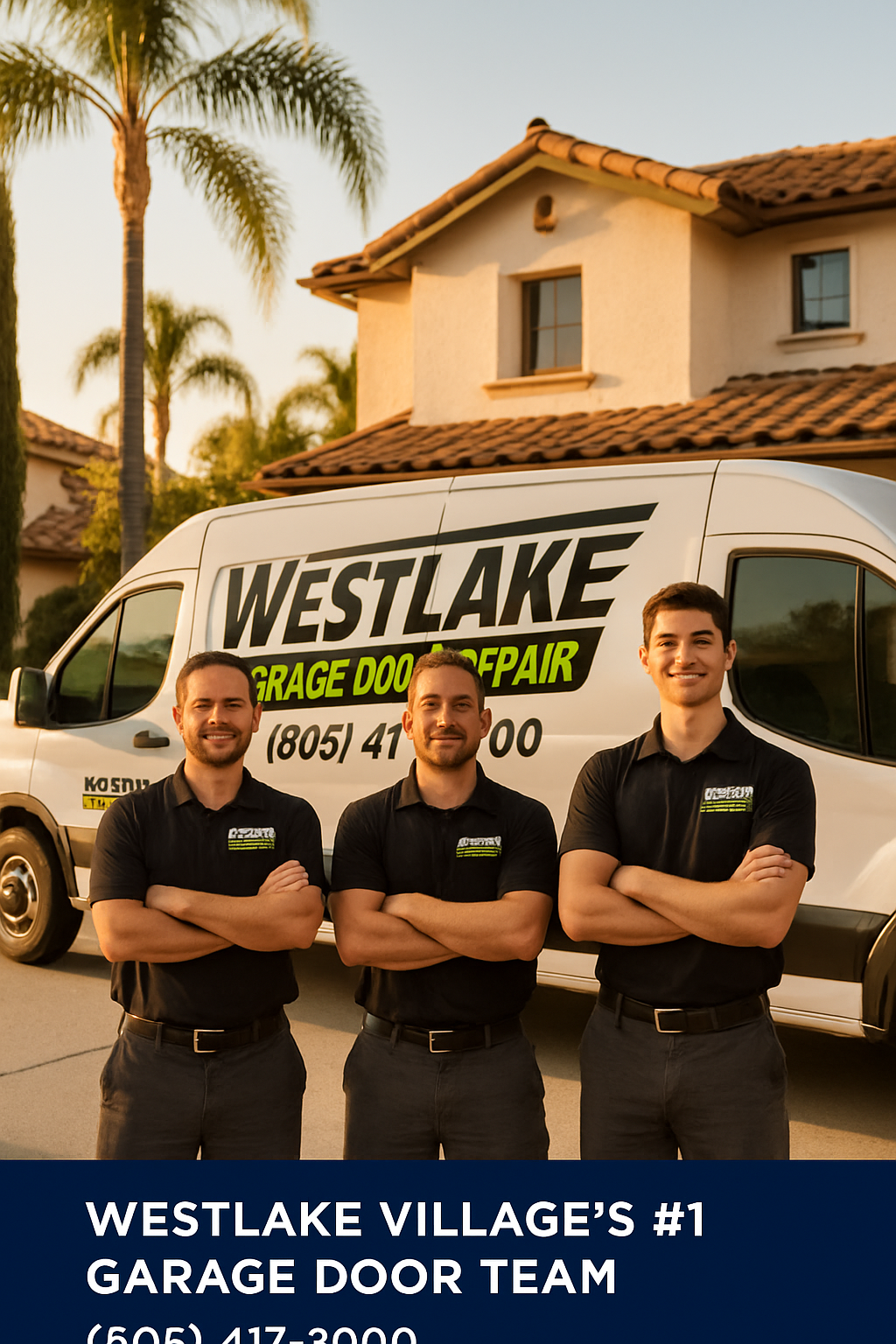 Our professional team at Westlake Garage Door Repair