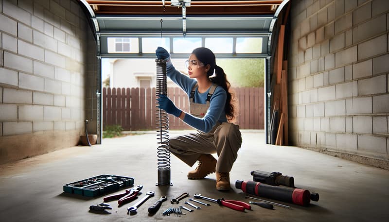 Garage Door Spring Repair in Westlake Village